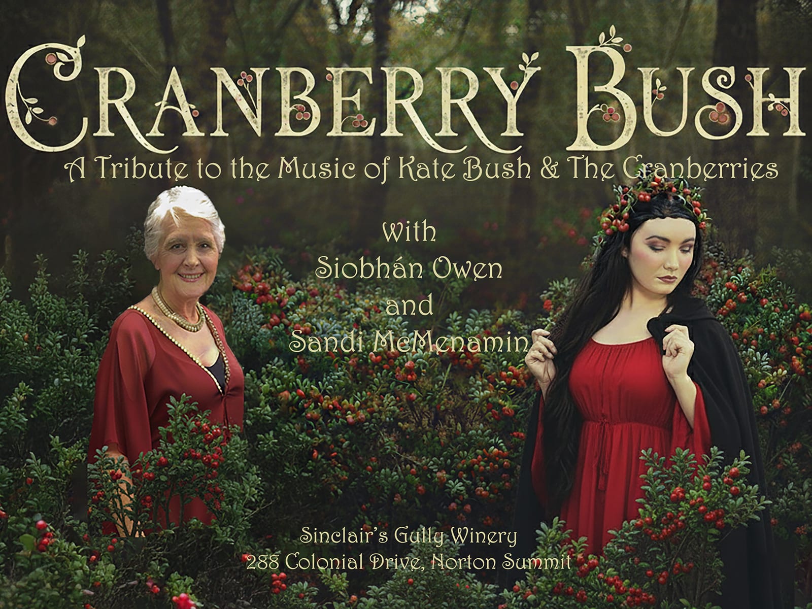 FRINGE - KATE BUSH AND THE CRANBERRIES TRIBUTE AT SINCLAIRS GULLY